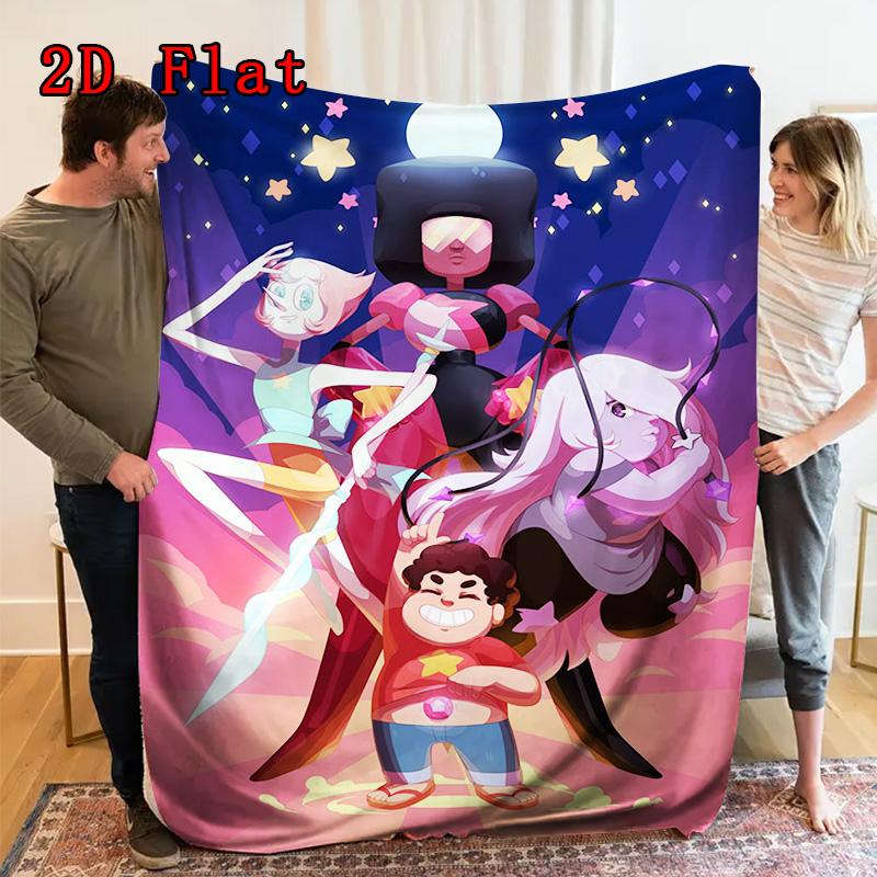 Energetic Cartoon 2D Flat Pattern Flannel Blanket High quality All Seasons Warmth and Comfort Perfect for Christmas Gifts.PMT0914268