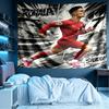 football star Print Tapestry, Lightweight Wall Hanging, for Bedroom, Dorm, Living Room, Home Art Decor - Birthday Christmas Gift for Friends