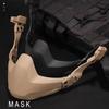 FMA Tactical Airsoft Mask Half Face Mask Tactical Airsoft Protective Mask Foldable Half Seal Mask for CS Game Cosplay (Б, Черный)