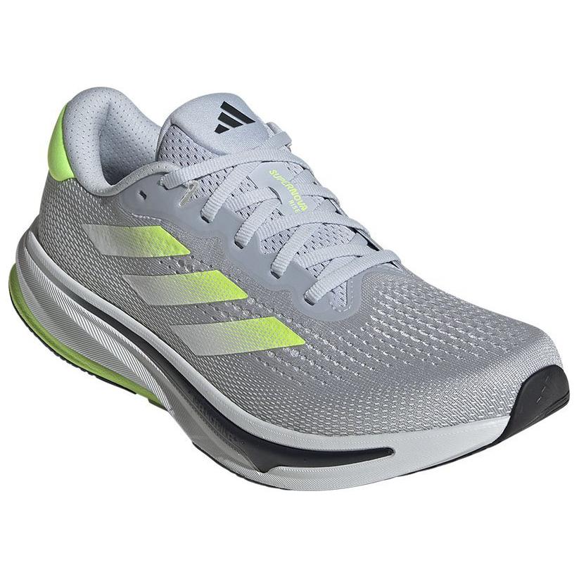 Adidas Supernova Rise Round Toe Comfortable Shock Absorbing Durable Low Top Casual Running Shoes Men Sneaker White Gray ID3588