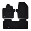 Tapis De Sol - Kia - EV6 - Velours Noir - 3 Pièces - Ajustement Précis