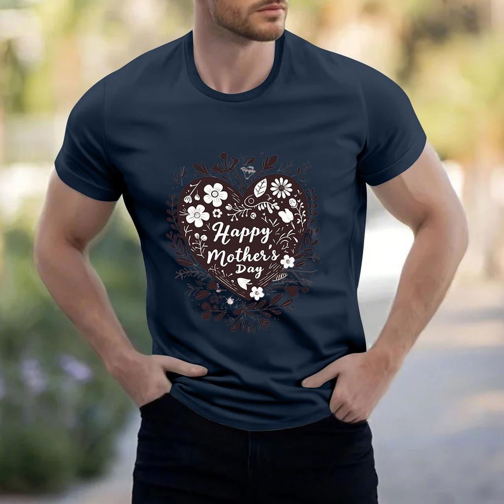 Men's Stand Collar Short Sleeve Shirt Loose Leisure Holiday Shirt Man