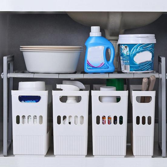 Кухонный ящик для хранения со встроенным шкивом, пластиковый футляр для хранения бумаги для скрапбукинга, прозрачный ящик для хранения