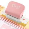 99H9 Hole Puncher 26Hole 30Hole 20Hole Paper A4 B5 A5 LooseLeaf Manual Punching Machine Pink