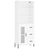 VidaXL Highboard White 69.5x34x180 Cm Engineered Wood 3189517