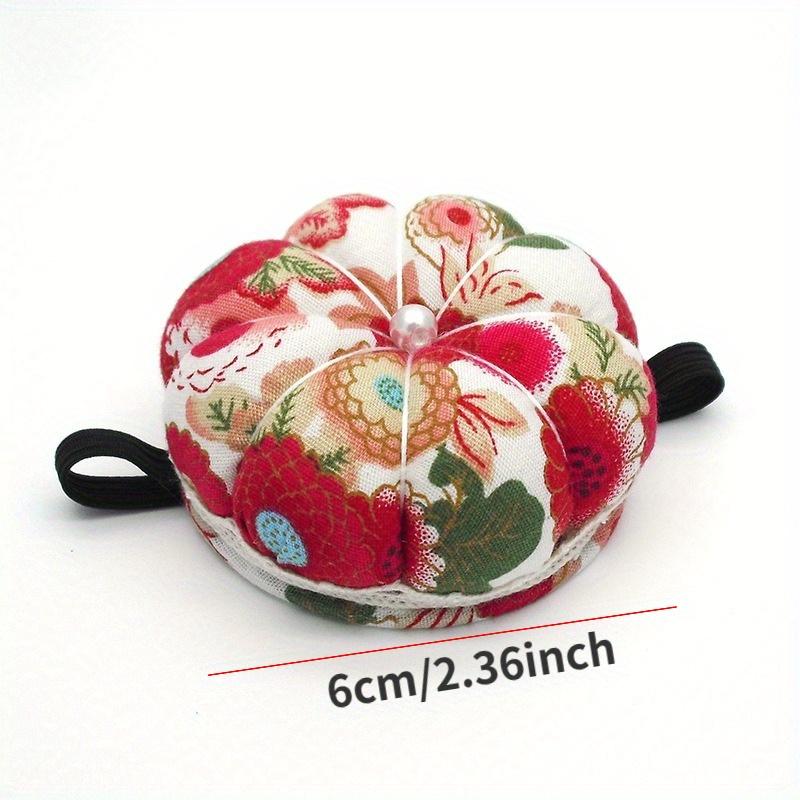 1 шт. держатель для иголок в форме тыквы, швейный набор для рукоделия, эластичная игольница для запястья