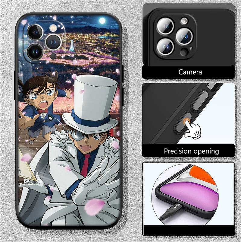 MH39 Detective Conan Phone Shell Case for Redmi Note 8 9 10 11 11S 10C 10X 10A 10T 9A 9C 9T 9S 8T Pro Max Plus Prime