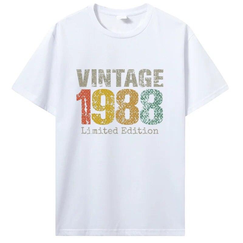 Винтажная футболка с микстейпом в стиле ретро Best Of 1988, футболка с кассетой на день рождения для женщин, футболка для папы и матери, уличная одежда