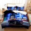 Luxury Car Duvet Cover Set Cartoo Bedding Set for Kids Boys Polyester Bedding Set King Size