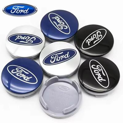 Автомобильная наклейка 2026 Ford 4 шт. 54 мм Оригинальные центральные колпачки ступицы колеса автомобиля Декор для Ford Focus MK2 Fiesta Mondeo Galaxy Fal