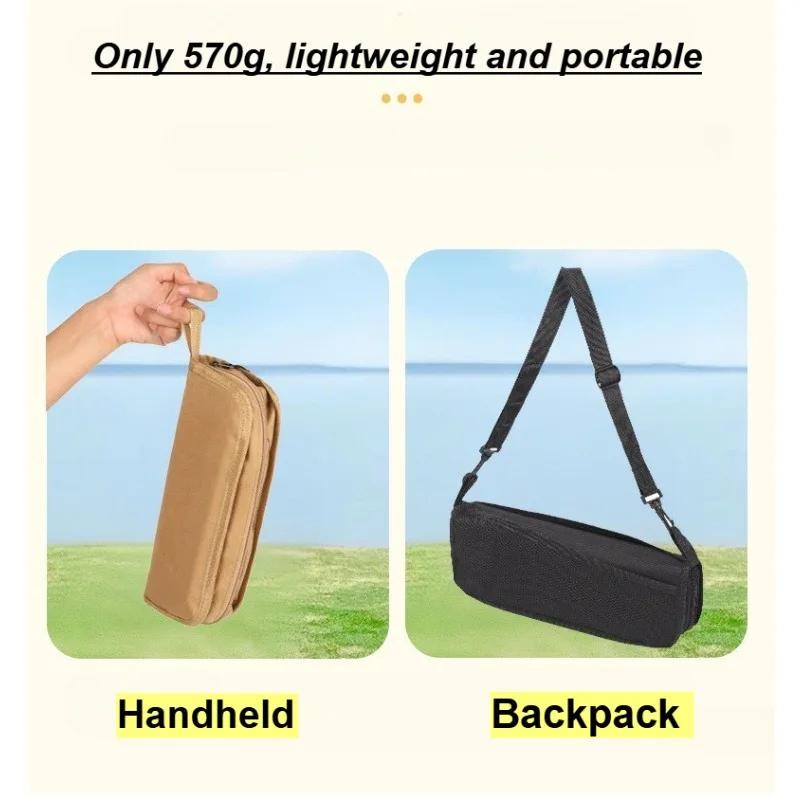 Premium foldable stool for overseas travel and outdoor leisure, slip-resistant, supports up to 120 kg easy to store