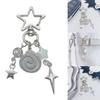 Multifunctional Star Bag Charm Star Pendant Key Holder Gothic Bag Accessory Suitable for Stylish Individuals Present