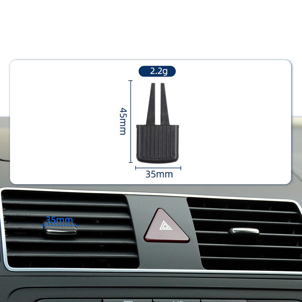 Для VW Touran 2005-2015 Черный Автомобильный Передний Дефлектор Кондиционера Выходное Отверстие Защелка Ремонтный Комплект 1TD819703A