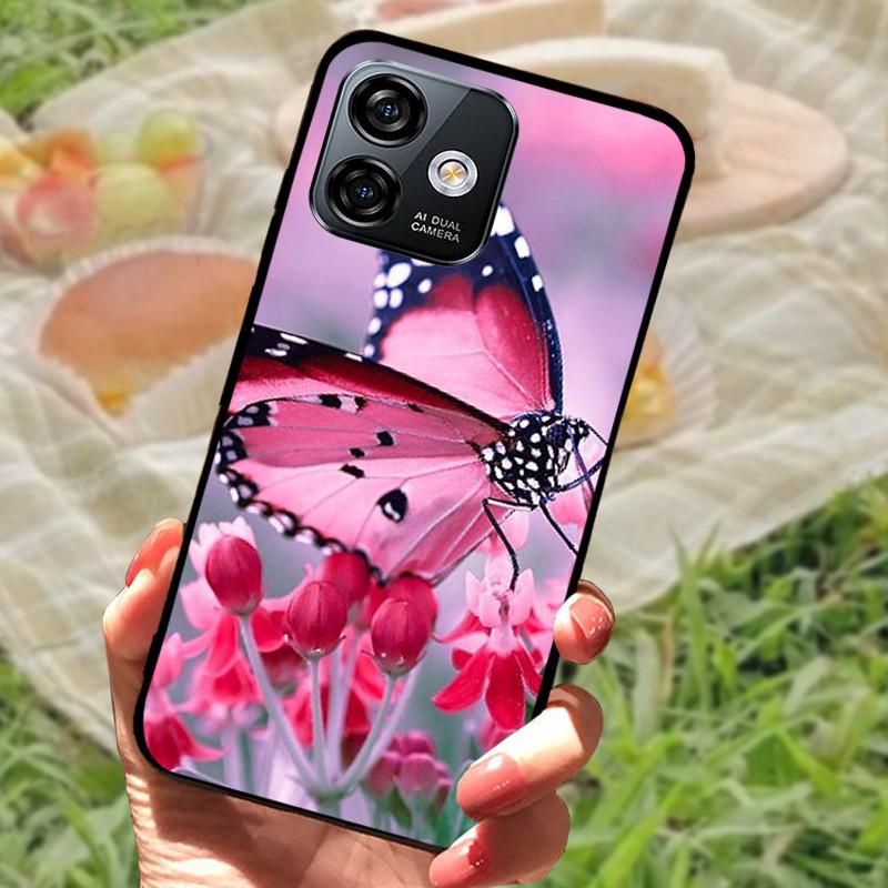 Чехол-бампер для Ulefone Note 16 Pro, силиконовый, мягкий, мраморный, черный, Funda для Coque Ulefone Note 16 Pro, защитный