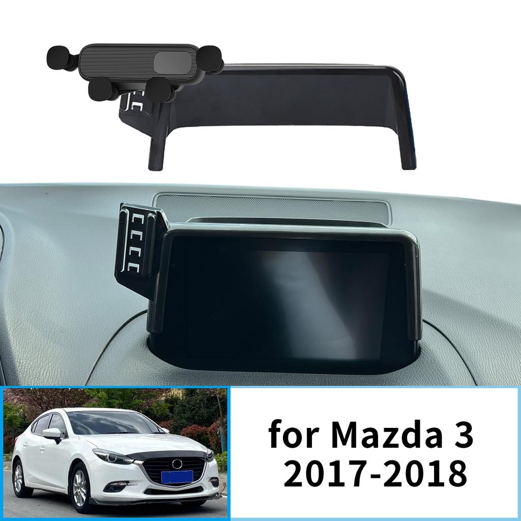 Car Mobile Phone Holder for Mazda 3 Mazda3 BM BN 2017 2018 GPS Bracket Navigation Stand Auto Accessories gbmqn50