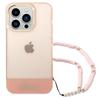 Etui do iPhone 14 Pro Max Guess Translucent Pearl Różowe