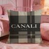Classic CCanali Cushion Cover Premium Comfort Reversible Pillow Cove Two In One Design For Any Room  Car Interior
