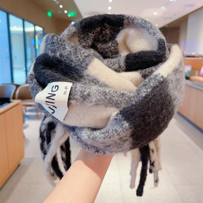 Новый детский модный шарф для девочек, чтобы согреться и универсальный для младенцев. Мягкий и утолщенный теплый шарф для детей