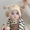 Breathable Toddler's Plush Knitted Hat Cold-Resistant Kids Ear Protection Hat  Infant Wear