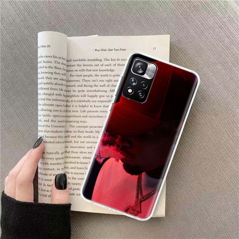 Чехол для телефона Chris Brown Американский рэпер Для Redmi Note 13 12 Pro Plus 14 15 Pro 5G 11 11T 11E 11S 10 Pro 10S 9 9S Чехол Cell Clea