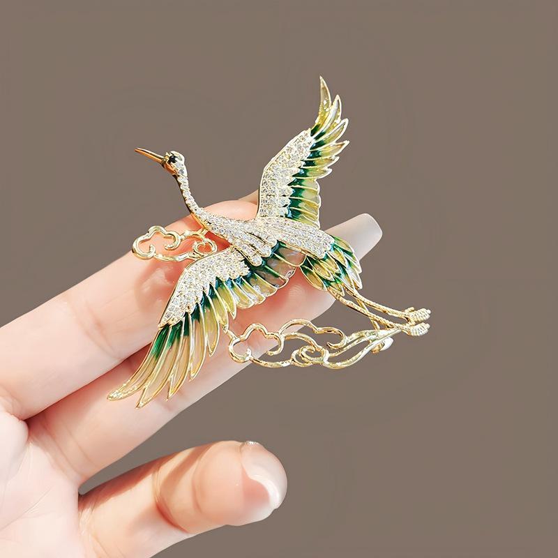 Ретро китайская брошь с кисточкой в виде бабочки и цветка – элегантный аксессуар для чонсама