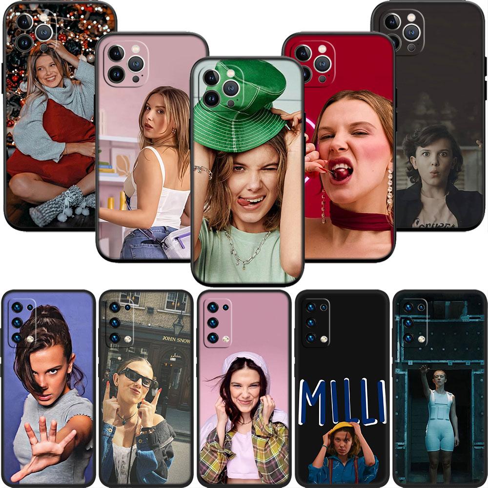 BF81 Millie Bobby Brown Soft Shell Phone Case for Redmi Note 13 14 Pro+ Plus A3 A3X 13X 13C 13R 14S 14C 14R