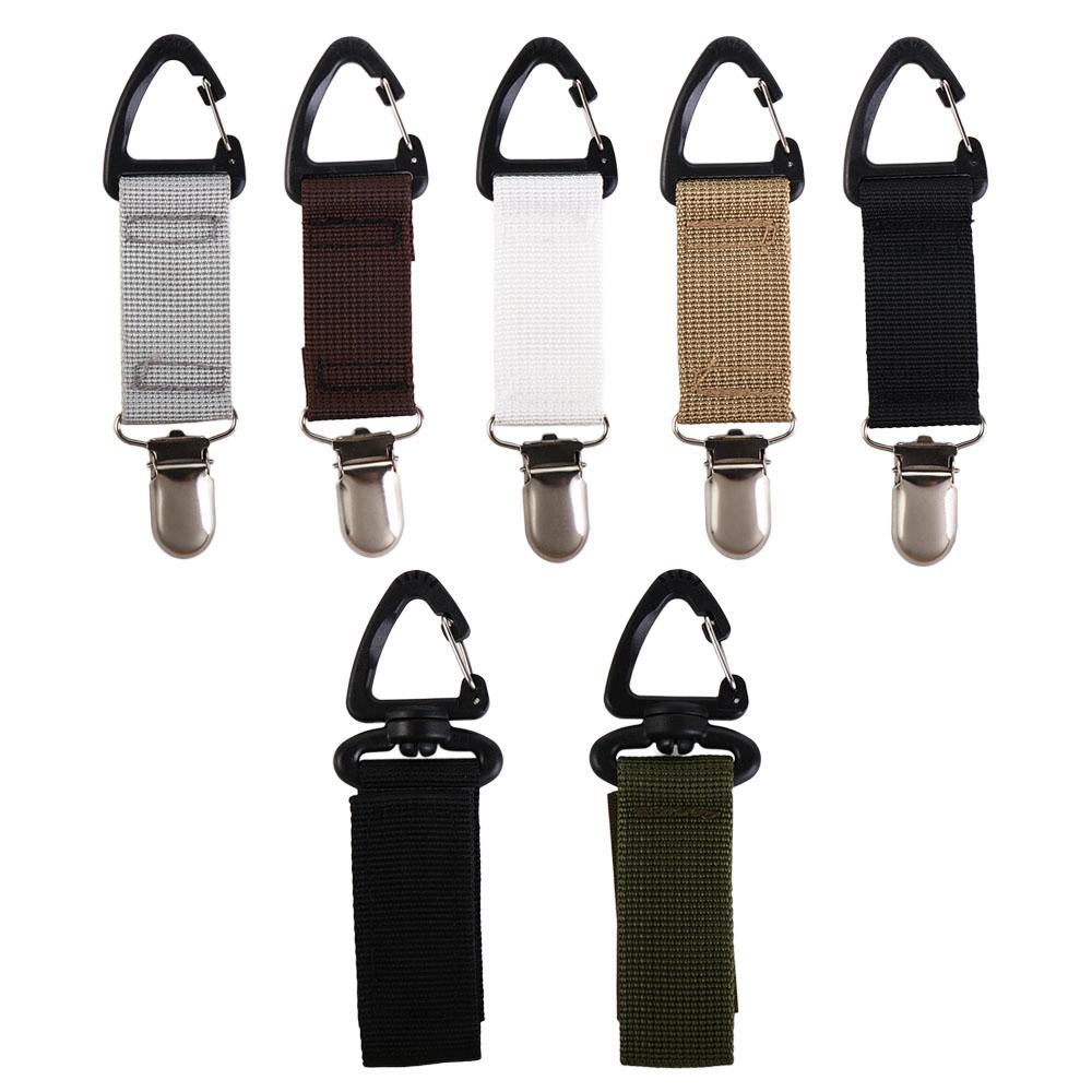 Luggage Travel Hat Clip Adjustable Bag Strap Elastic Hat Clip Backpack Key Hook Straw Hat Clip