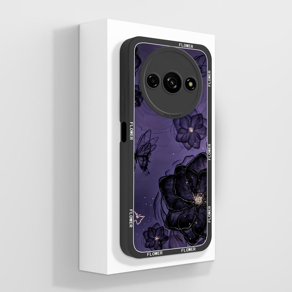 Милый клубничный и медвежий противоударный чехол из жидкого силикона для Redmi A1-A4