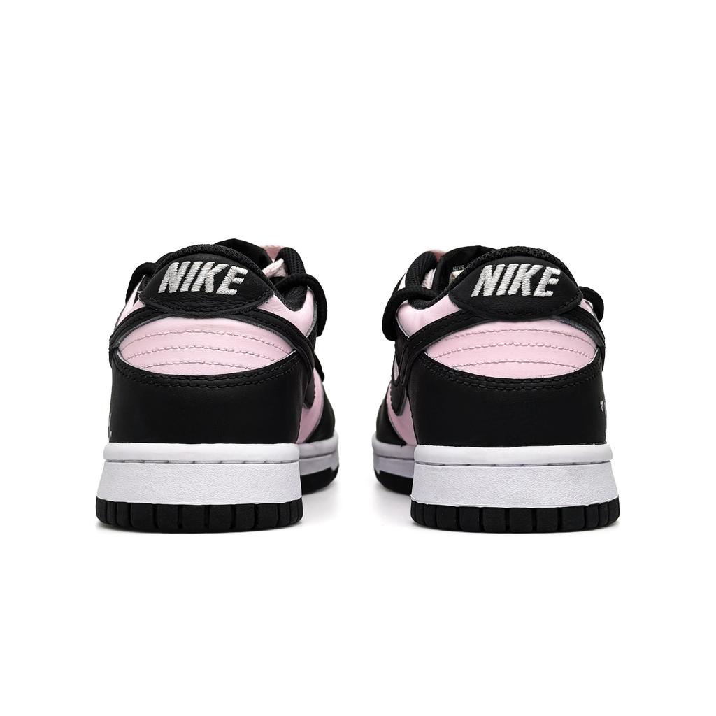 Nike Dunk Cherry Blossom White Peach Double Shoelace Abrasion Resistant Low top Skateboard Shoes Unisex Black Pink DD1391-100(Team920-)