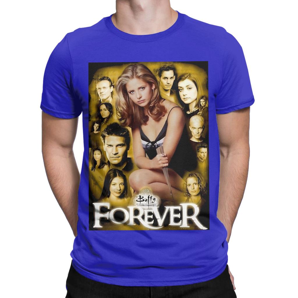 Bbuffy The Vampire Slayer Forever Poster Graphic 100 Cotton TShirt Buffy The Vampire Slayer Band Tops Tees For Unisex
