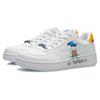 Disney X Li Ning Comfortable Versatile Non-Slip Wear-Resistant Low-Top Skate Shoes Men Sneakers Standard-White AGCS145-4