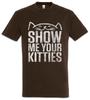 Покажи своих котят Мужская футболка Кот Кот Ненависть Любовь Кошки Кошки Веселье Зависимость