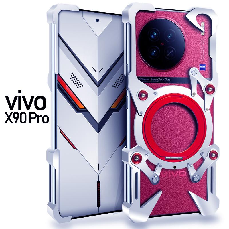 Luxury Zimon Thor Heavy Duty Armor Metal Aluminum Phone Case For Vivo X300 X200 X100 X90 X90S X80 Pro+ Back Fundas Coques Bumper