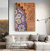 Moroccan Wall Art Canvas Print Marrakesh Architecture Poster Boho Wall Decor Terracotta Art Picture Decoration Painting No Frame