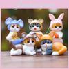 Japanese Style Cat Pvc Blind Box Collectible Toy With Bunny Ears Cute Animal Kids Decor