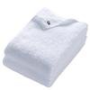 2 White Bath Towels Imabari Towel Brand Certified OSK Series Absorbent Quick Drying Plain (Non Fluorescent Bleached) 100% Cotton