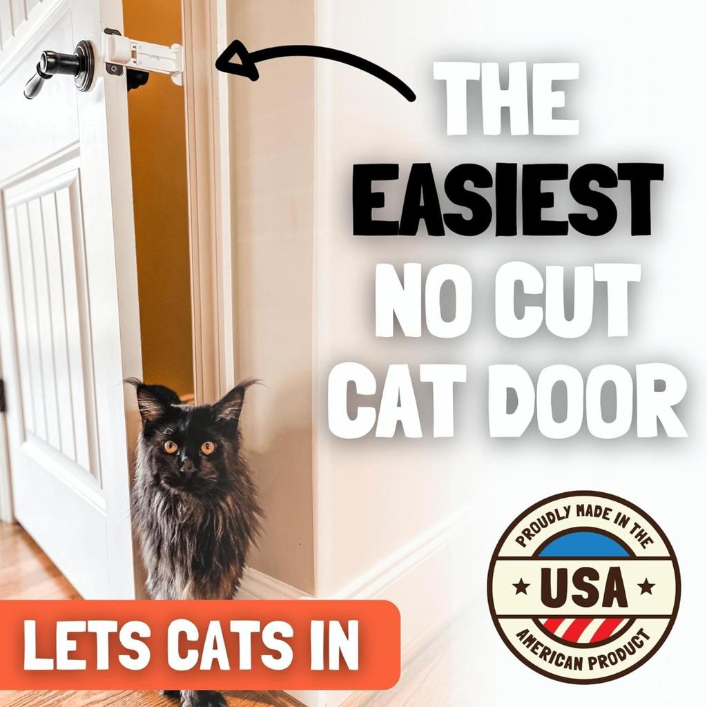 Дверной барьер для кошек, выдвижная защелка для двери для домашних животных, стопор для двери для котят, поддержка защелки для кошек, легкое решение