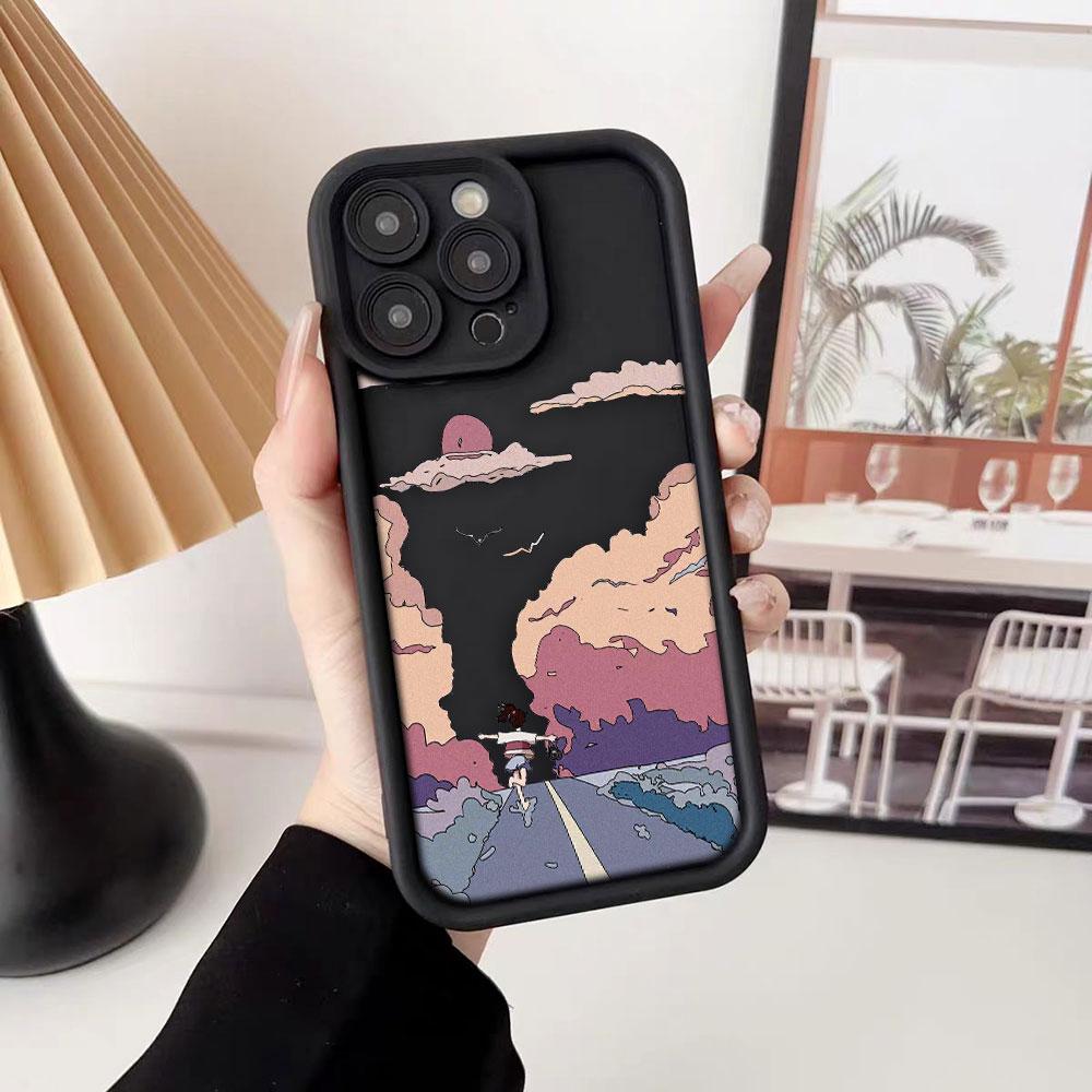 Beautiful Art Scenery Phone Case For iPhone Apple 17 AIR 16 16E 11 12 13 14 15 XR Plus Pro Max DIY Case TPU Shockproof Cover