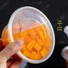 Одноразовые круглые контейнеры для еды на вынос с крышками