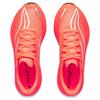 Женские беговые кроссовки Li Ning Feidian 5 Challenger, низкие, флуоресцентно-оранжевые с рисунком «Пламя», ARMV002-27