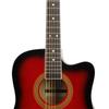 41-дюймовый гриф для акустической гитары с вырезом Guitarra, музыкальный инструмент из липы премиум-класса