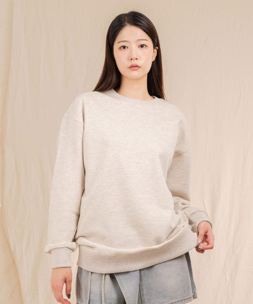 Худи Ellamo Terry Basic Plain Oversized [Овсяный]