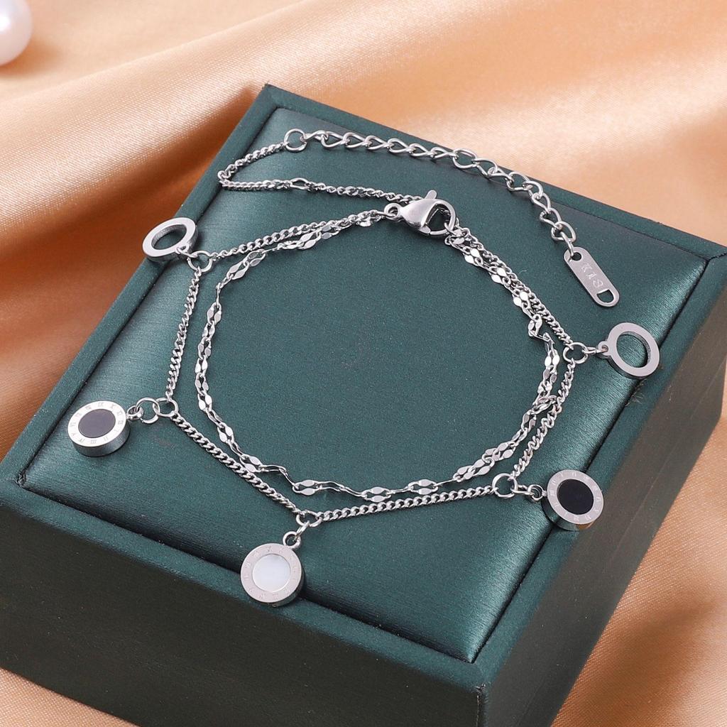 Корейский браслет женской моды из титановой стали Дун Дэмун - Нержавеющий, Высококлассный, Дизайн через границу.