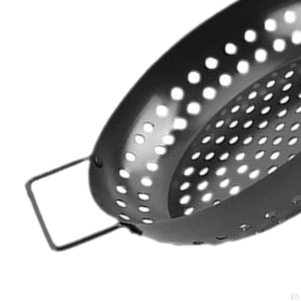 , Grill Basket, Practical with Handles, Bakeware, Tray for Restaurant Kitchen, Roasting At