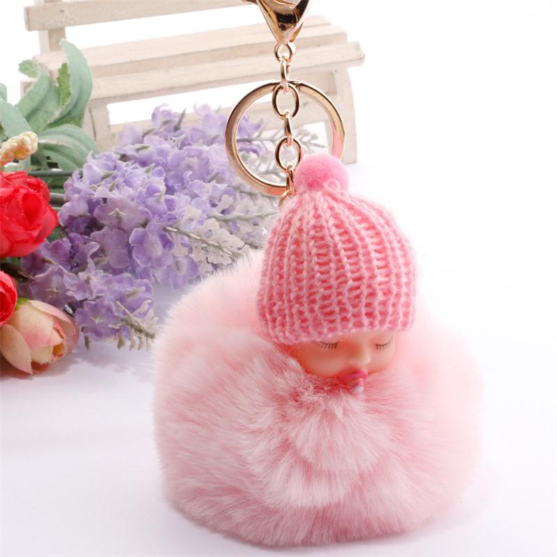 Мяч-брелок, кукла, меховой трансграничный маленький подарок, поделки, оптовая продажа, плюшевая кукла, подвеска, сумка, автомобиль, мультяшный персонаж
