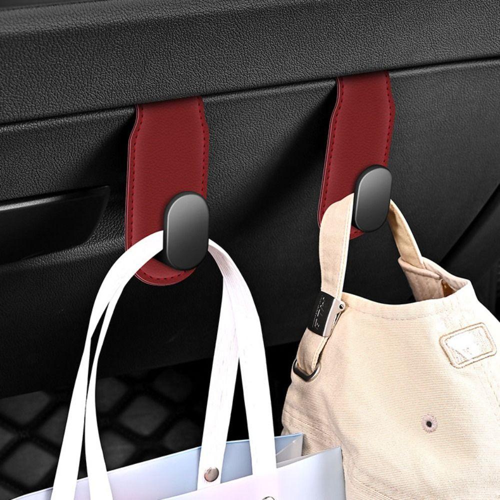 Space-Saving Car Hanging Hook Foldable Seat Back Hanger Convenient Car Glove Box Hook Storage