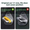 Soundproofing Car Door Lock Protectors Silicone Sound Damper Door Lock Buffer  Auto Accessory