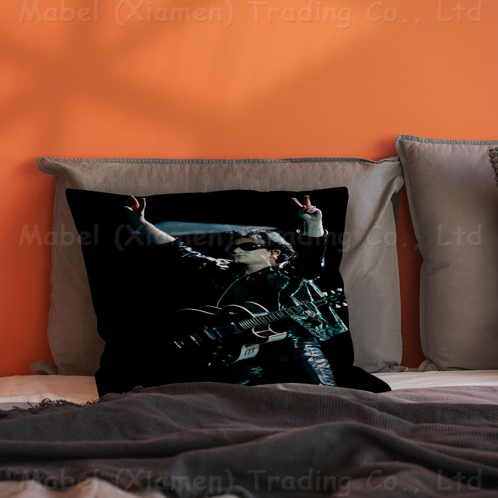 Rock Band U2 Pillow Gift Home Office Decoration Pillow Bedroom Sofa Car Cushion CoverPillow Case