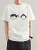 Unisexs Tshirt With Digital Direct Printing Cartoon Design Of Two Fish Fashionable Print Summer Casual Shortsleeve Tshirt