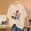 Zootopia Cartoon Anime Unisex Womens Tshirt Summer Short Sleeve Cotton Unisex Tee Shirts Tops 2025 New Fashion Couple Clothes Tops